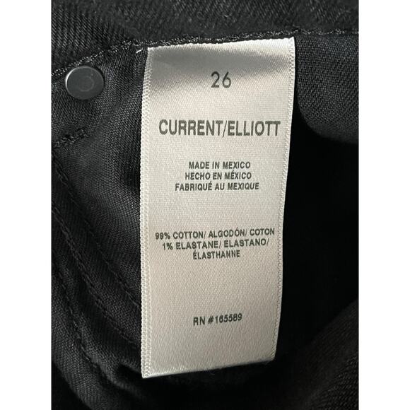 Current/Elliott Jeans The Boyfriend Original Fit black size 26 - Picture 6 of 8